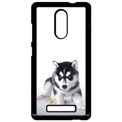 Coque Xiaomi Redmi Note 3 - Bebe Chien Husky - Noir