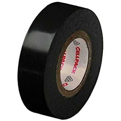 Ruban isolant CellPack 145806 noir (L x l) 10 m x 19 mm caoutchouc 1 rouleau(x)