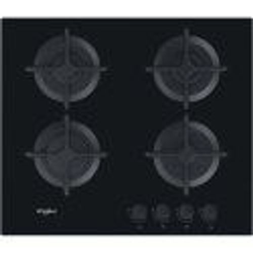 Whirlpool AKT 616/NB Plaque Noir Intégré 60 Cm Gaz 4 Zone(s)