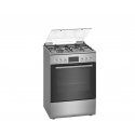 Bosch Serie 4 Hxn390d50l Four Et Cuisinière électrique/gaz Gaz Argent