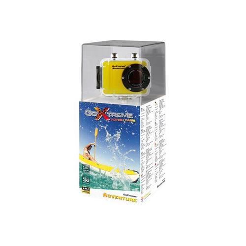 Easypix GoXtreme Adventure - Caméra de poche - fixable - 720 p - 1.3 MP - sous-marin jusqu'à 45 m - jaune