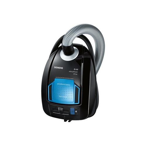 Siemens Q4.0 silencePower allergy VSQ4G332 - Aspirateur - traineau - sac - noir