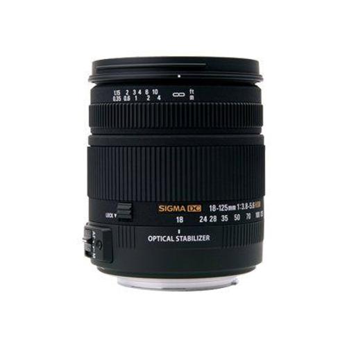 Objectif Sigma - Fonction Zoom - 18 mm - 125 mm - f/3.8-5.6 DC HSM - Sony A-type