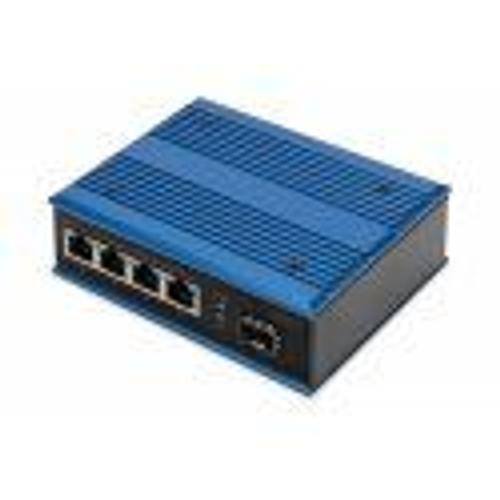 Digitus Commutateur Poe Réseau Gigabit Ethernet 4 Ports, Industriel,