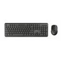 Trust Tkm-350 Clavier Souris Incluse Rf Sans Fil Qwertz Allemand Noir