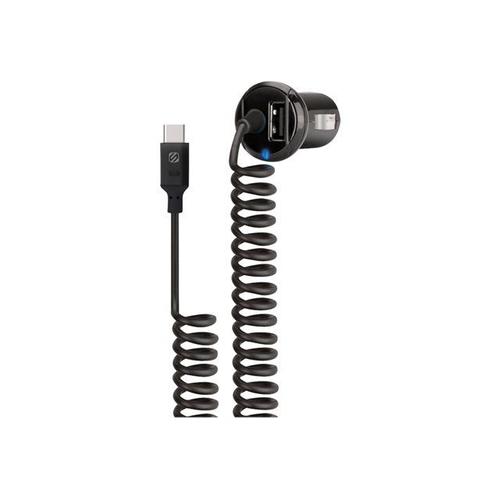 Scosche Strikedrive Usb-C - Adaptateur D'alimentation Pour Voiture - 2 Connecteurs De Sortie (Usb, Usb-C)