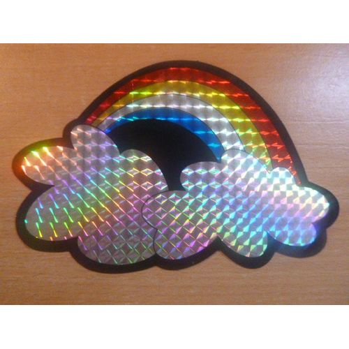 Autocollant Neuf Nuage Arc En Ciel