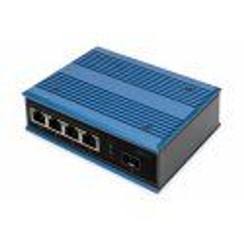 Digitus Commutateur Poe Réseau Fast Ethernet 4 Ports, Industriel, Non