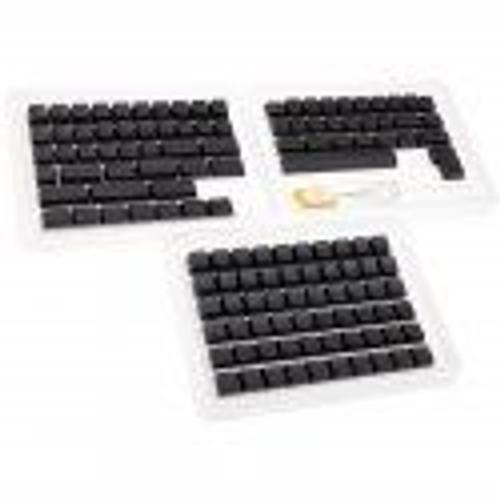 Ducky Blank Black Pbt Set, Mda-profil - 133 Keycaps