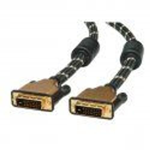 Roline Gold Câble Pour écran Dvi, M-m, (24 1) Dual Link 10,0m