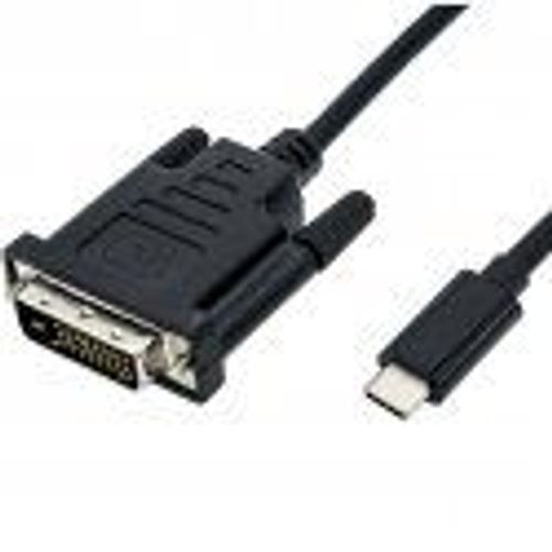 Roline 11045831 2 M Dvi-d Usb Type-c Noir