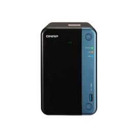 QNAP TS-253Be-2G - Serveur NAS - 2 Baies - SATA 6Gb/s - RAID 0, 1, JBOD - RAM 2 Go - Gigabit Ethernet - iSCSI support