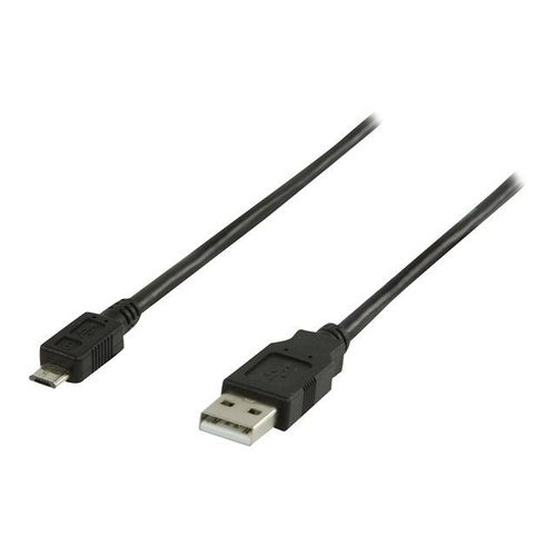 Valueline - Câble USB - USB (M) pour Micro-USB de type B (M) - USB 2.0 - 50 cm - noir