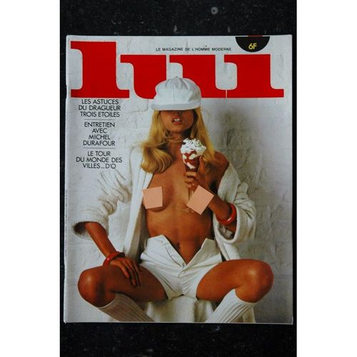 Lui 139 1975 Aout Interview Michel Durafour Mode Francis Dumoulin Charme Pin-Up Aslan