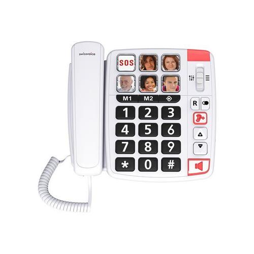 Swissvoice Xtra 1110 - Téléphone filaire - blanc