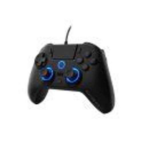 Egogear - Manette Filaire Sc10 Noire Avec Port Audio Pour Casque Pour Ps4 Et Pc