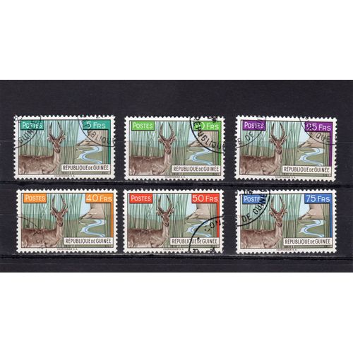 Timbres-Poste De La République De Guinée (Antilope)