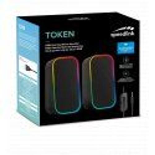 Speedlink - Token Rgb Gaming Stereo Speaker, Black