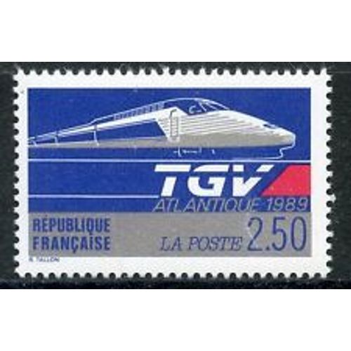 Timbres France 1989 Neuf ** Yt N° 2607 Tgv Atlantique