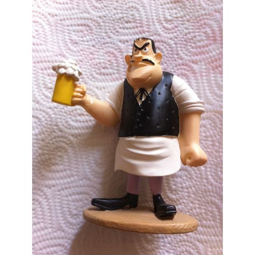 Figurine "Le Barman" Resine Lucky Luke Atlas Par Marie Leblon