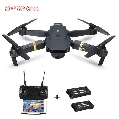 E58 2mp W/ 720p Camera Wifi Fpv Foldable Selfie Drone Rc Quadcopter Rtfzen3720-Générique