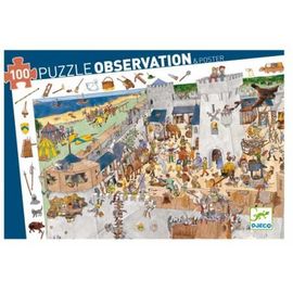 Puzzle 100 Pièces Poster Et Jeu D'observation : Gaulois Et Romains