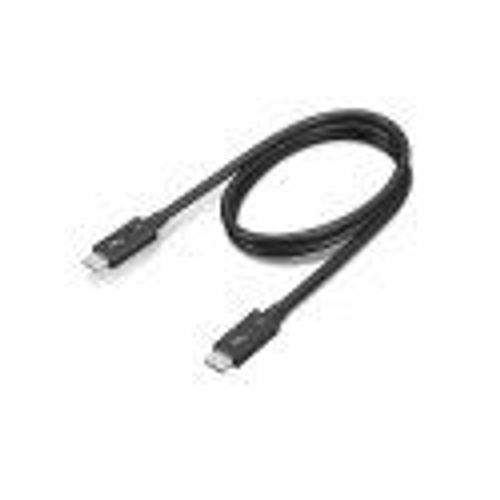 Lenovo 4x91k16968 Câble Thunderbolt 0,7 M 40 Gbit/s Noir