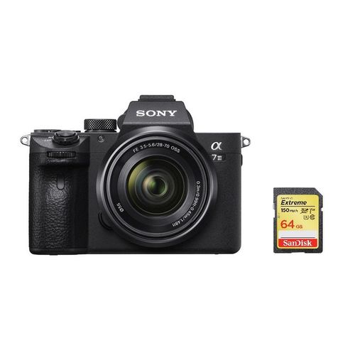 Sony Alpha 7 III (A7 III) 24.2 Mpix + SEL 28-70MM F3.5-5.6 OSS + 64GB SD card