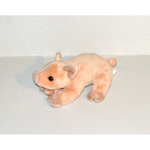Cochon Logitoys Sonore Doudou Peluche Cochon Coucher 19 Cm
