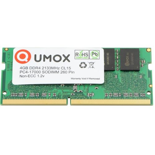 QUMOX 4Go mémoire RAM DDR4 2133 2133MHz PC4-17000 PC-17000 (260 PIN) SODIMM 4Go
