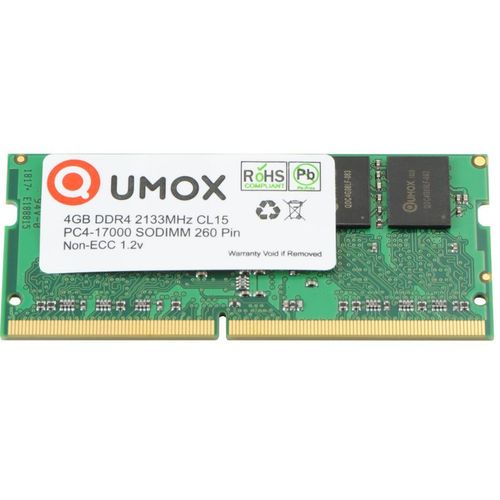 QUMOX 4Go mémoire RAM DDR4 2133 2133MHz PC4-17000 PC-17000 (260 PIN) SODIMM 4Go
