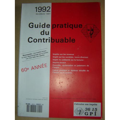 Guide Pratique Du Contribuable 1992