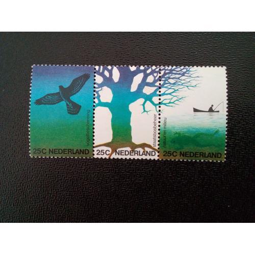 Timbre Pays-Bas / Holland Yt 994 - 996 Séries: Nature Et Environnement 1974 ( 09712 )