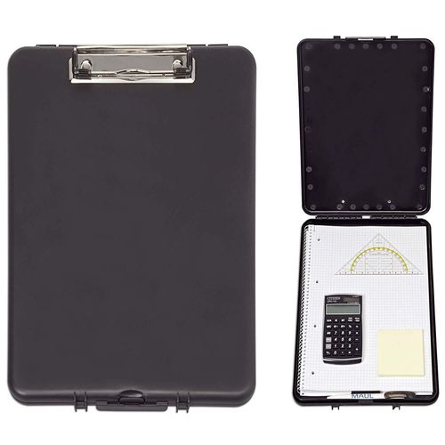 Maul Porte-Bloc Avec Compartiment De Rangement, Porte-Formulaires, A4, Format Portrait Noir