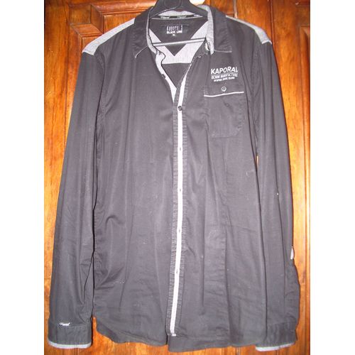 Chemise Noire Kaporal Taille Xl
