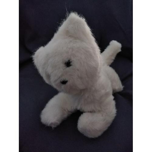 Doudou Peluche Chat Blanc Boulgom Vintage Rakuten