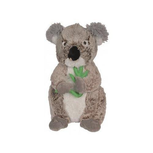 Grande Peluche : Koala Sam Gris Et Blanc Assis 60cm - Peluche Geante Nicotoy