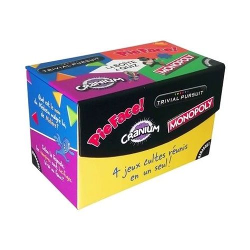 La Boîte À Quiz - Trivial Pursuit - Pie Face - Cranium - Monopoly
