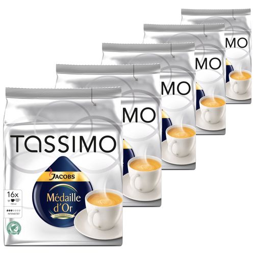 Tassimo Jacobs Krönung Médaille D¿Or 5 X 16 T-Discs