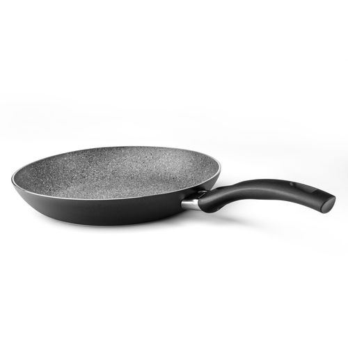 Ballarini Bologna Granitium, Poêle Plate, Frire, Induction, Noir-Mat, 28 Cm