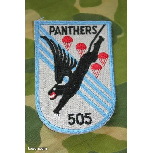 Insigne Tissu De Poitrine De La 505 Eme Regiment De Parachutiste De La 82 Eme Airborne Division Ww2