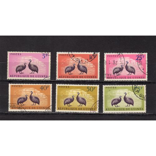 Timbres-Poste De La République De Guinée (Pintades)