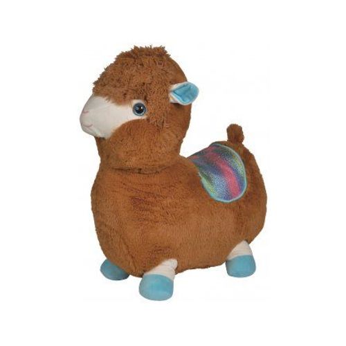 Grande Peluche : Bernard Le Lama Brun 73cm - Peluche Geante Nicotoy
