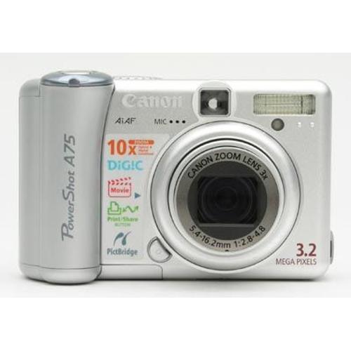 Appareil photo Compact Canon PowerShot A75  compact - 3.2 MP - 3x zoom optique
