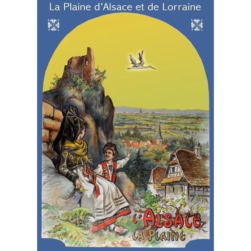 Affiche La Plaine D'alsace Et Lorraine