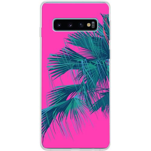 Coque Rigide Fushia Jungle Pour Samsung Galaxy S10