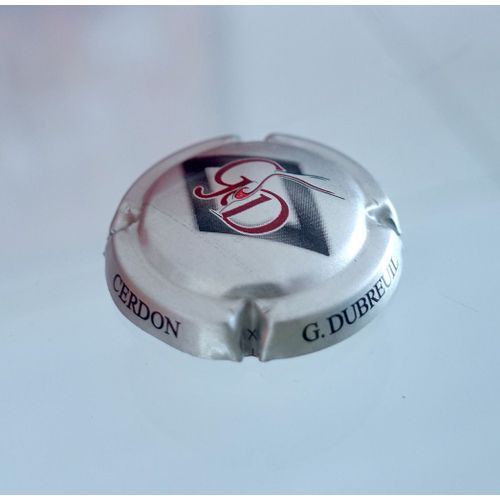 Capsule Cerdon. G.Dubreuil. 01450 Poncin . Capsule Gd Noir, Rouge Et Argent