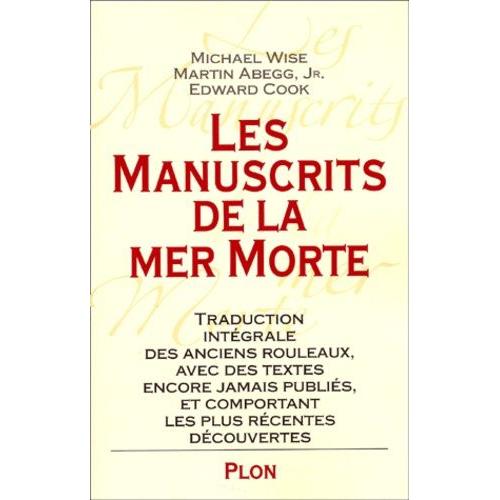 Les Manuscrits De La Mer Morte