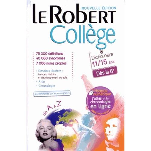 Le Robert Collège - Dès La 6e, 11-15 Ans
