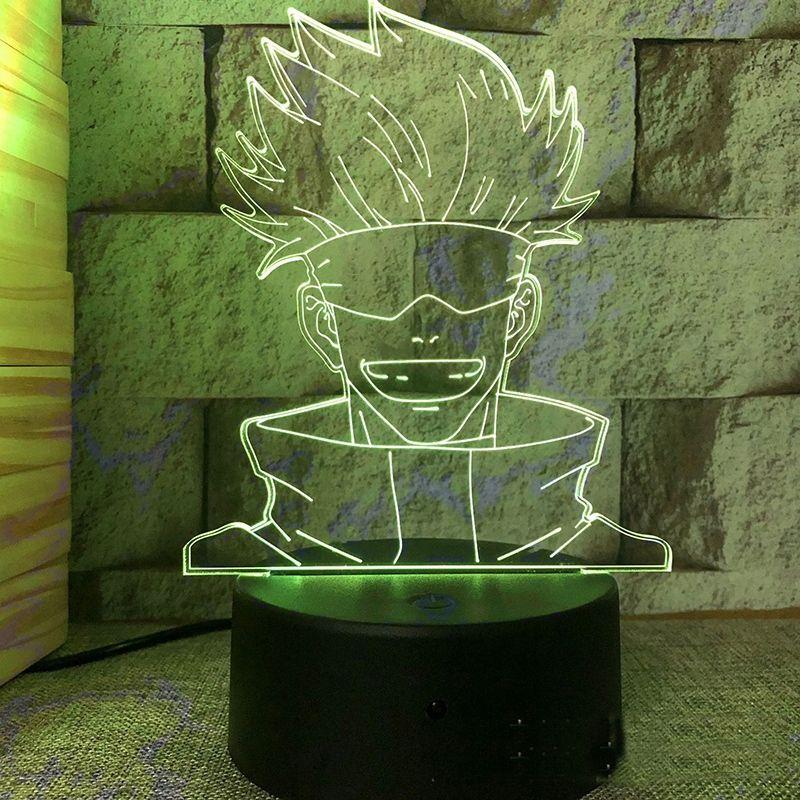 Lampe Led 3d Adapte  Jujutsu Kaisen Gojo Satoru, Lampe De ...